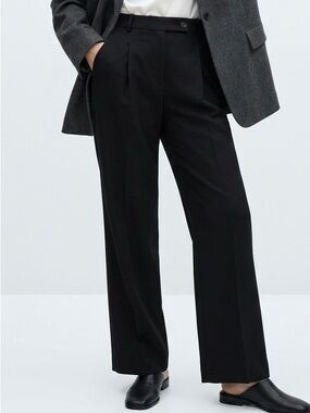 Talbots Signature Black Tailored Lined Trousers Dress Pants Petite 10